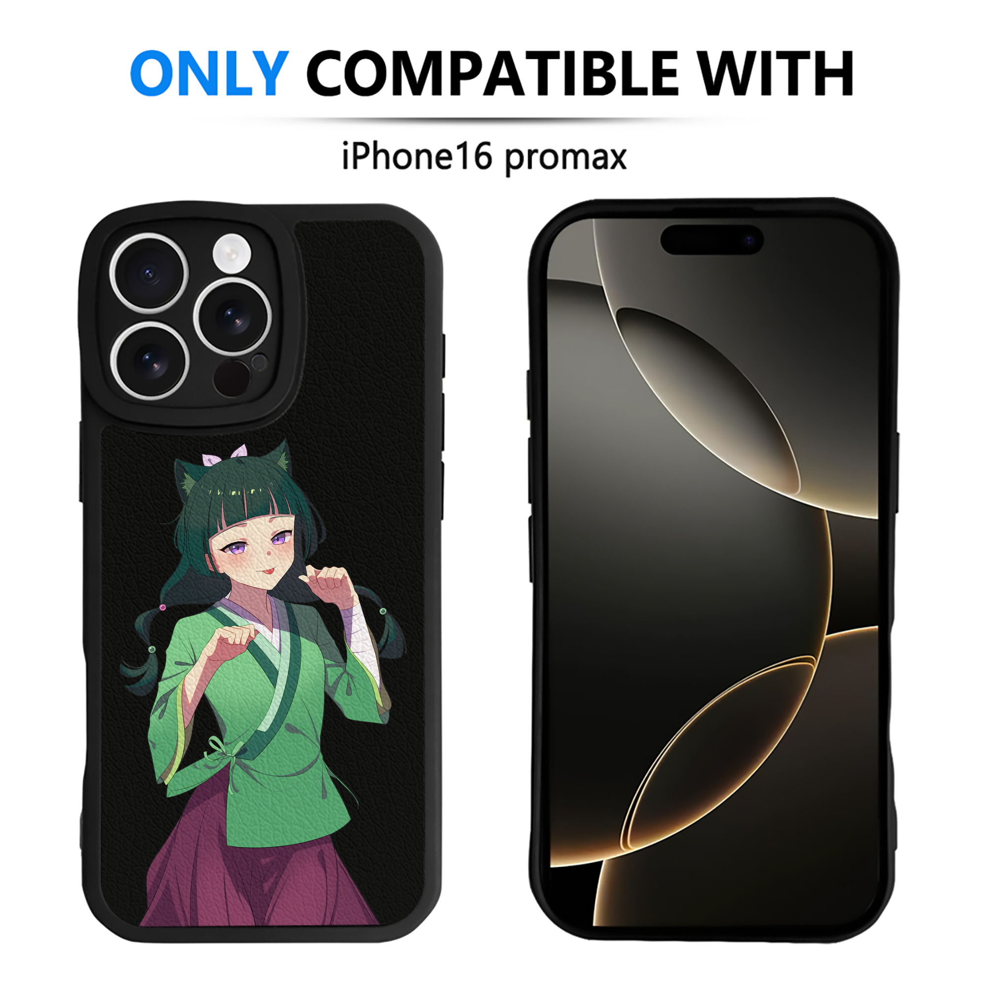 薬屋のひとりごと The Apothecary Diaries 【iPhone 16シリーズ対応】シリコンスマホケース（レザー調） 材質：シリコン